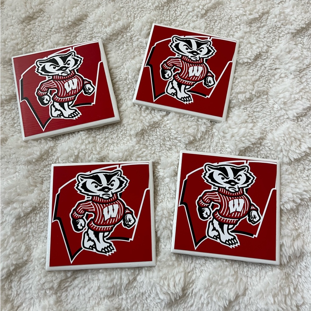 Red Badger Coasters Set